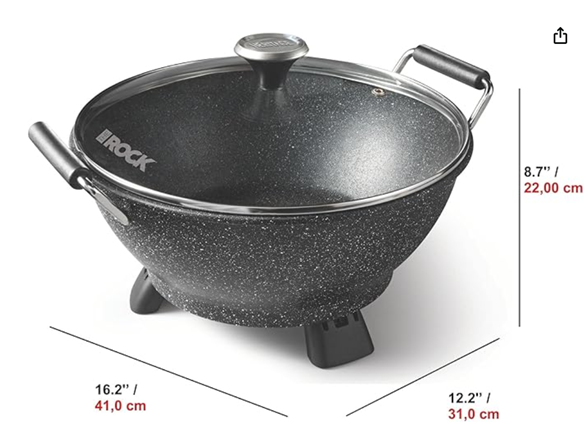 (NEW) StarFrit Heritage The Rock Electric Multi-Use Pot