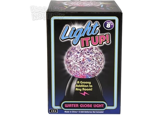 Water Globe Light Color Changing 4Pk