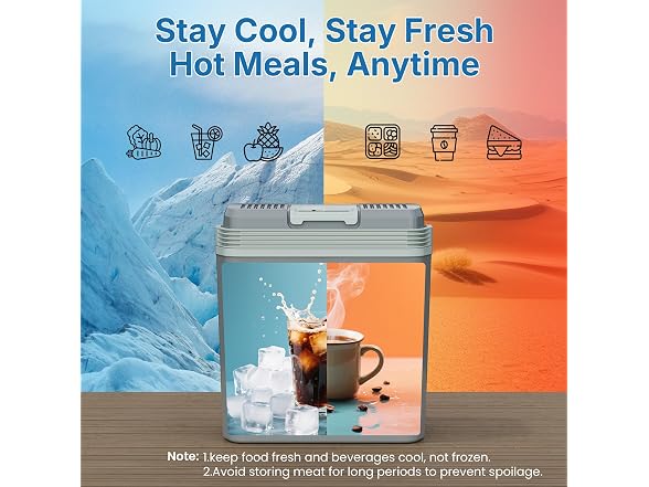 SUNVIVIPRO 21QT Car Fridge with Handle