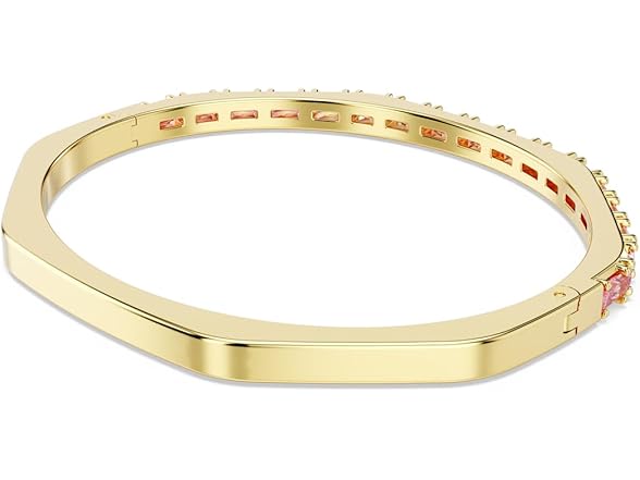 Swarovski (S) Matrix Bangle Pink Gold