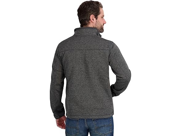 Reebok Mens MockNeck Fleece Shell Jacket