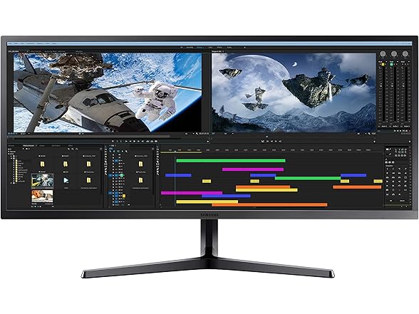 Samsung 34" UWQHD Monitor | LS34J552WQNXZA