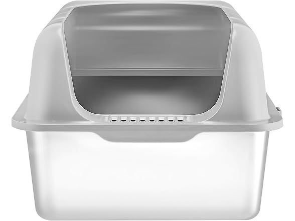 VEVOR Stainless Steel Cat Litter with Lid
