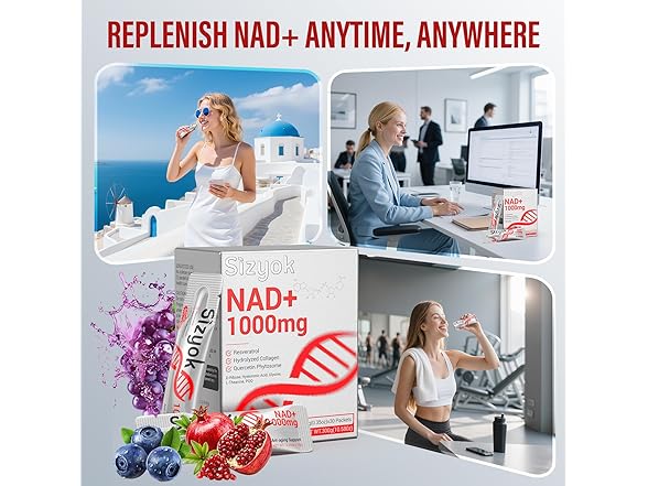 Sizyok 1000mg NAD Liquid Supplement