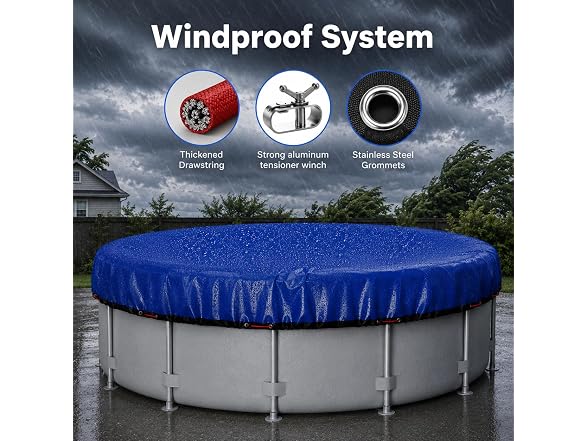 21 ft Round Winter Pool Cover