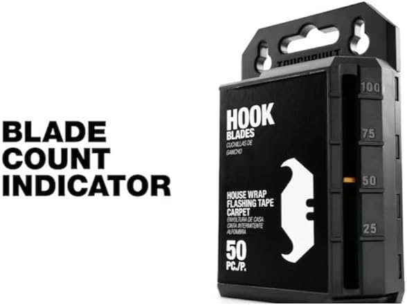 ToughBuilt TB-H4S50-14-60 50-Piece Hook Utility Blades?