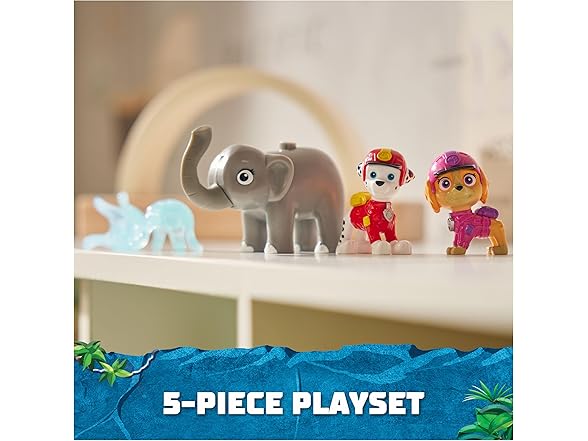 Paw Patrol: Jungle Pups Marshall, Skye & Elephant