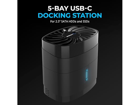 5-Bay USB-C Docking Station