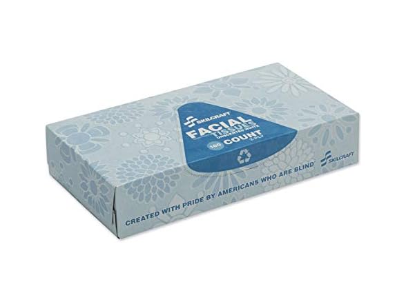 8540 Facial Tissue White