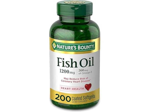 200 CT FIsh Oil by Nature's Bounty, Dietary Supplement