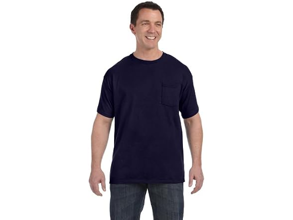 Hanes Men (L) Tagless® Pocket T-Shirt