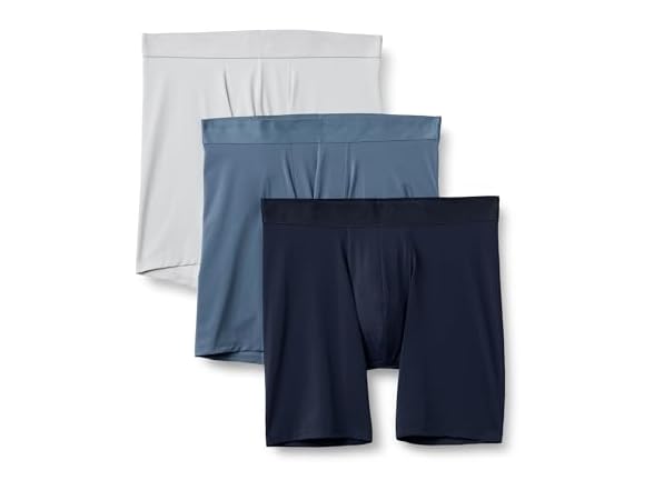 Microfiber Boxer Shorts Underwear, Pack of 3