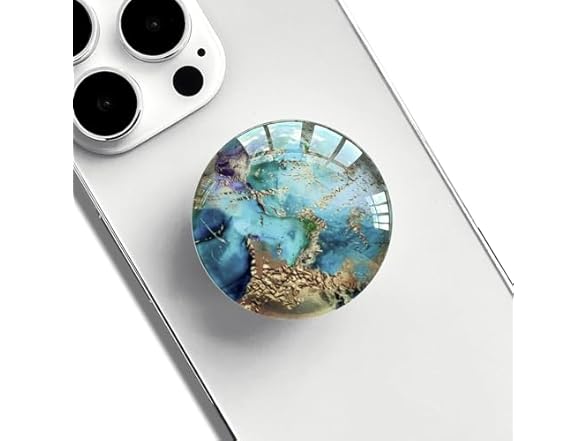 WUYULB Clear Crystal Phone Grip