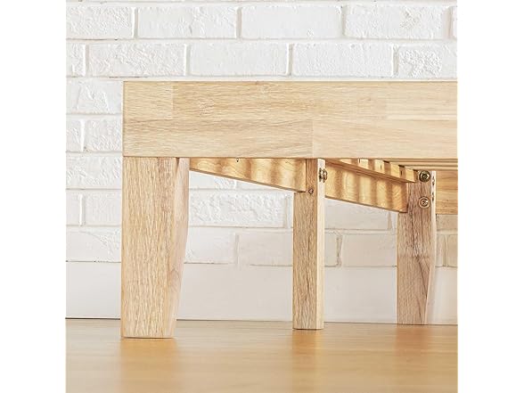 Mellow Naturalista Classic 12" Solid Wood Platform Bed