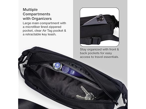 Traveler's Choice Belfast 10" Sling Bag Fanny Pack