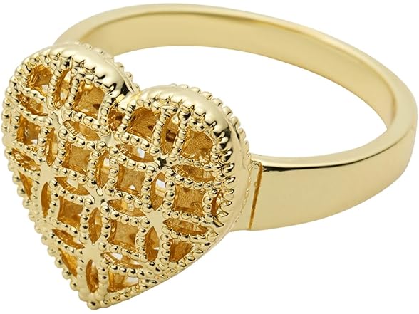 14K Gold Heart Shaped Nugget Rings (7)