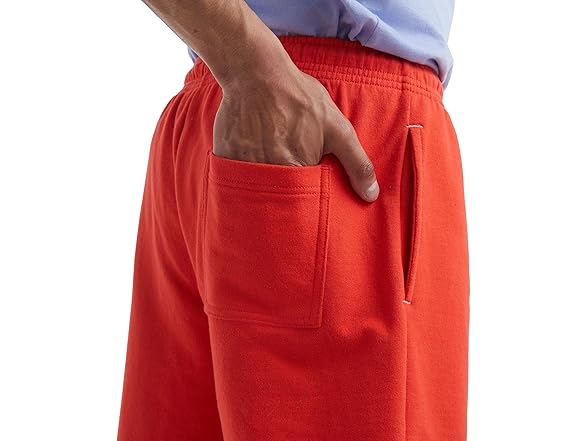 Hanes Mens Explorer Terry Shorts Grey