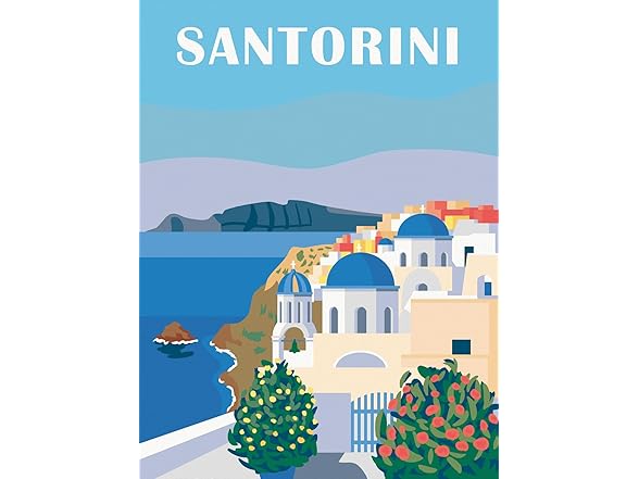 Ravensburger Santorini Paint by Numbers Kit