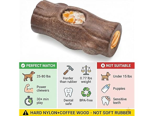 1 Pack Indestructible Dog Toys