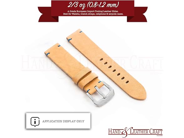 Hand and Leather Craft - Veg Tan Leather
