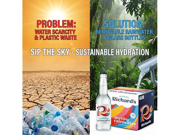 Richards Rainwater Water Sparkling 144