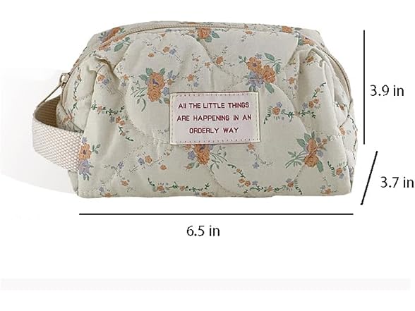 ZUCOLUS Floral Makeup Bag