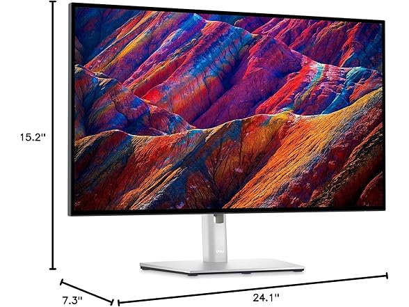 Dell UltraSharp U2723QE 27" 4K UHD WLED LCD Monitor - 16:9 - Black, Silver (Open Box)