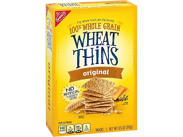 Wheat Thins Original Snacks,