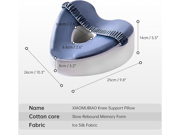 Leg & Knee Memory Foam Support Pillow