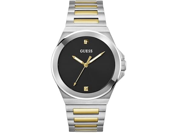 GUESS Men's 44mm Two-Tone Steel Watch