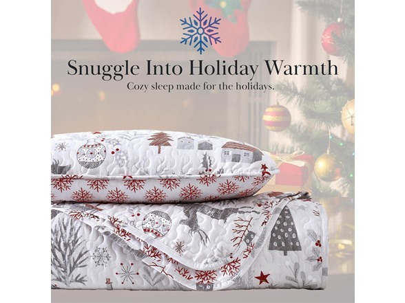 Southshore Holiday 3-Piece Quilt Set