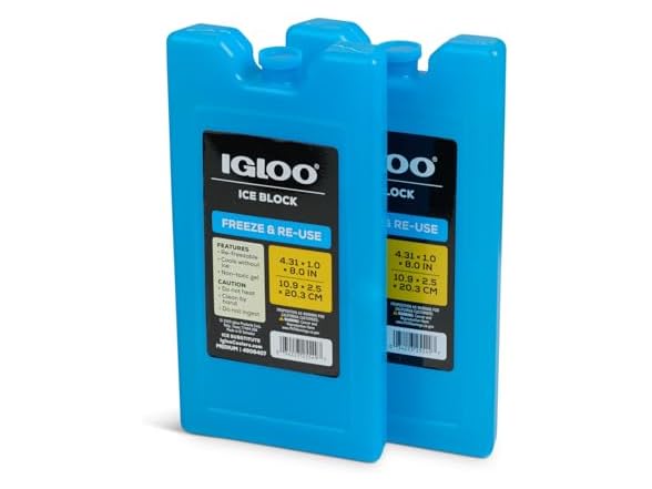 Igloo Medium Maxcold 2 Pack Ice Block