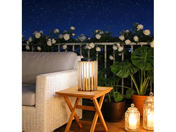DJGIFI Large Solar Lantern Hanging