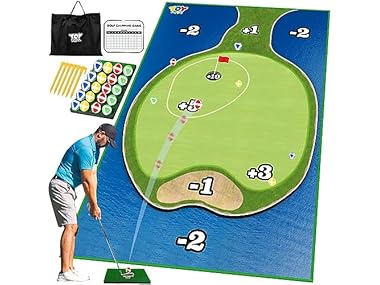 $23.99, Was $69.97, 65% Off! Golf Chipping Game Set w/ Mat & Balls dealfomo