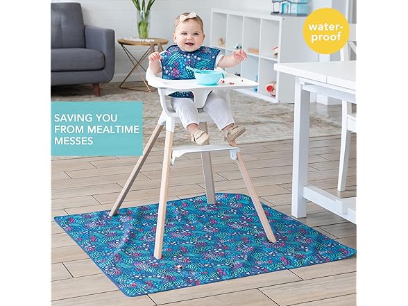 Bumkins Splat Mat for Under High Chair