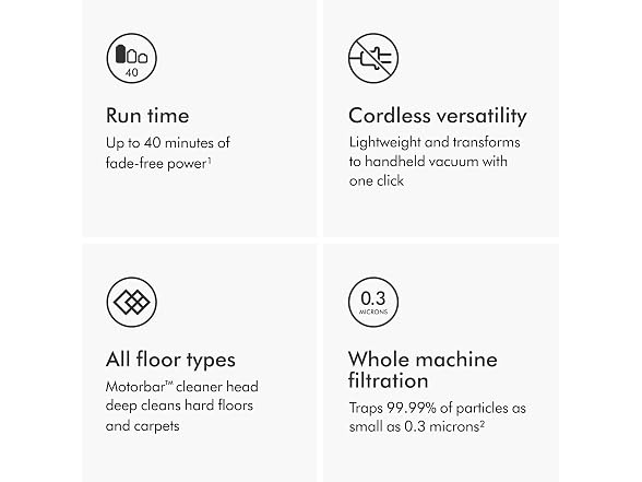 Dyson V8 Plus Stick Vacuum Silver