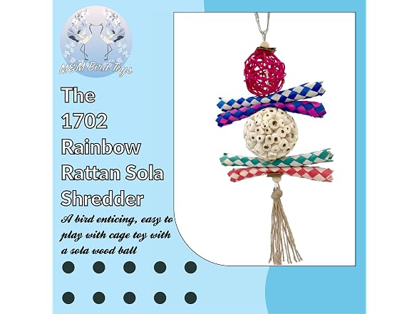 1702 Rainbow Rattan Sola Shredder - Handcraft