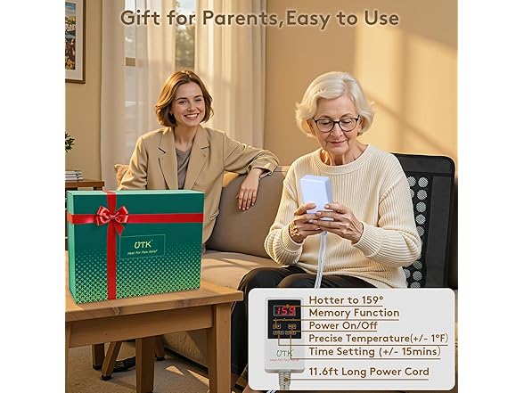 UTK Infrared Heating Pad for Back