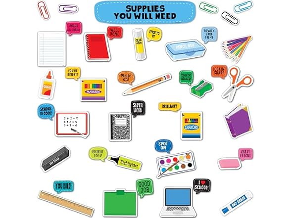 Teacher Created Resources Supplies You Will Need