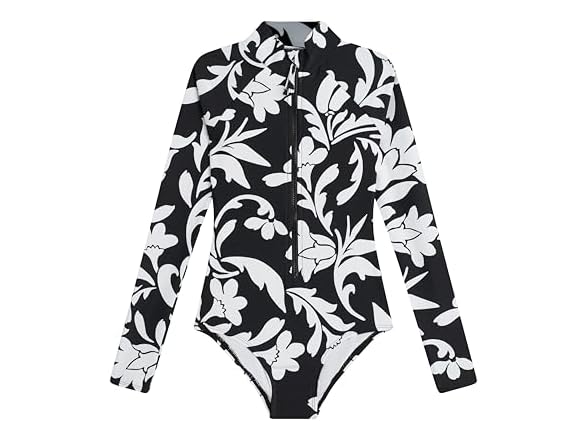 Kanu Surf Laurel Beach Sport UPF 50 Zip Swimsuit