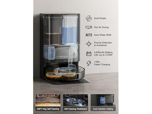 DREAME X40 Ultra Robotic Vacuum and Mop VARIES