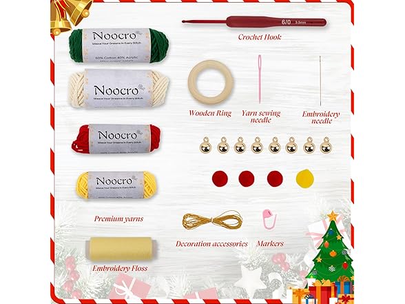Noocro Crochet DIY Complete Kit