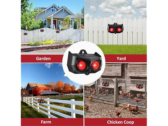 Solar Animal Repeller, 4 Pack