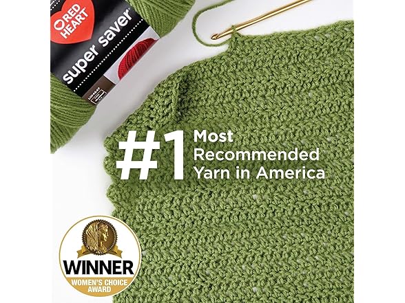RED Heart E300.3972 Super Saver Yarn, Mulberry Mix