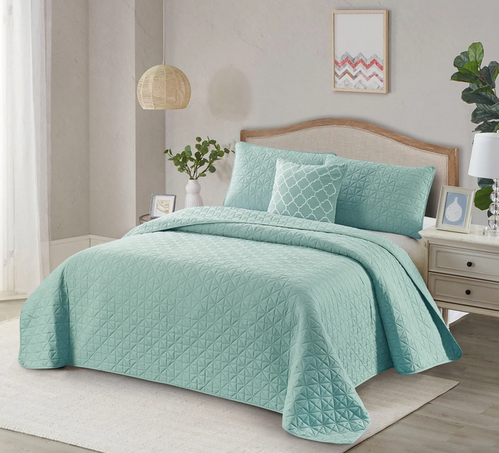 Bibb Home Solid Reversible Quilt Sets - Gallery 15