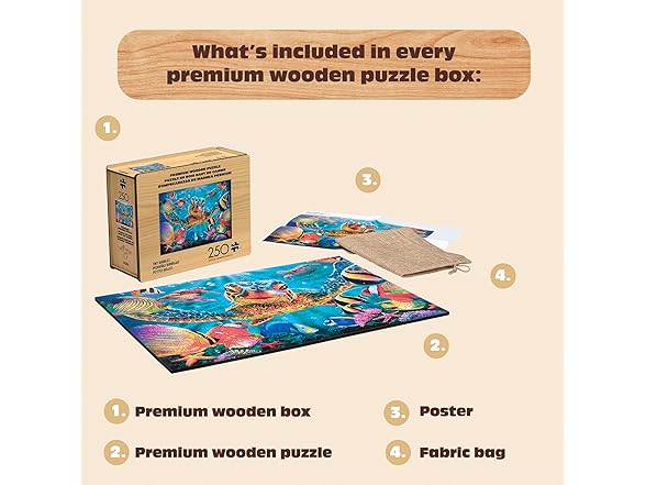 Buffalo Games - Tiny Bubbles Wood Puzzle