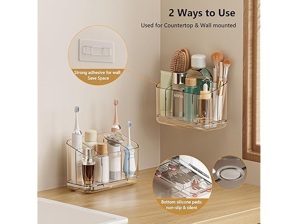 MOPMS 5 Slots Toothbrush Holder