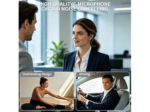Hsility Bluetooth Headset with USB Type C
