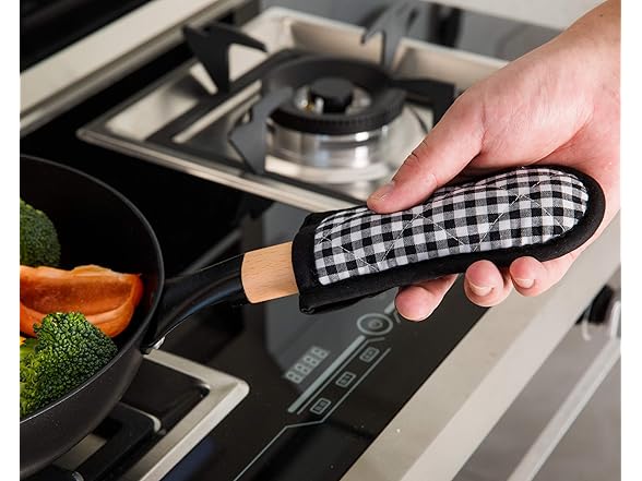 Striped Cast Iron Skillet Handle Cover