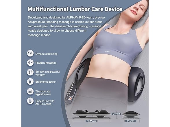 ALPHAY Electric Lumbar Traction Device